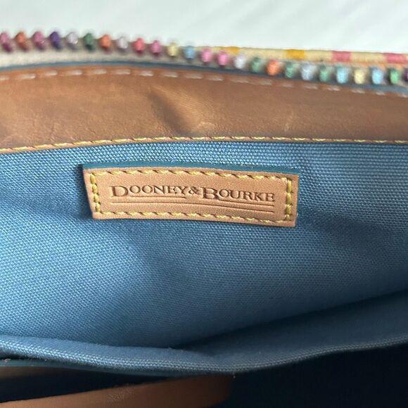 Dooney & Bourke Vintage Y2K Multicolor Mini Hobo Shoulder Bag - Picture 7 of 13